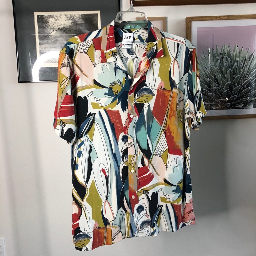 Floral Print Zara Shirt